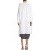 NIC+ZOE Double Gauze Boatcruise Open Front Cardigan White Size L