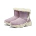 Skechers Cushioning Warm Crew Kids' Boots Purple Teenagers Сиреневый, 27.5