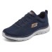 Skechers Flex Advantage 4.0 Cushioning Anti-Slip And Wear-Resistant Low-Top Casual Shoes Men's Blue 39.5