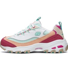 Skechers D'lites 2.0 Chance Gs White/Green/Pink Women's 36