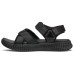 Skechers Elite Flex Velcro Sports Black Sandals 45