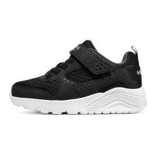 Skechers Uno Lite Cushioning Low Top Kids Lifestyle Shoes Black Teenagers Черный, 31