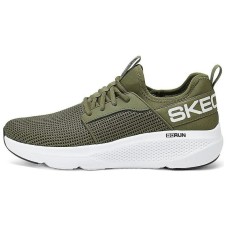 Skechers MEN'S GO Cushioned Slip-Resistant Low-Top Running Shoes Men's Army Green Зеленый, 39.5