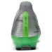 Skechers MEN'S GO BASKETBALL Artificial Ground Non-slip And Sweat-wicking Soccer Shoes Men's Silver Green Silver/Lemon, 42.5