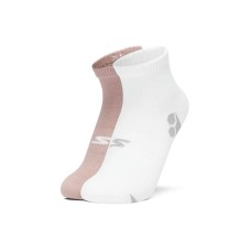 Skechers Kids Socks 2 Pack Kids' 2 pairs (bright white/chalk/03A7), XL