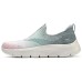 Skechers Go Walk Fle Breathable Low-Top Running Shoes Women's Gray Cyan gray/multicolor, 36