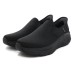 Skechers D'lux Walker Hands Free Slip-Ins Lightweight Low-Top Casual Shoes Men's All Black Черный, 40