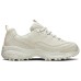 Skechers D'LITES 1.0 Cushioned Anti-Slip Wear-Resistant Breathable Lightweight Low-Top Chunky Sneakers Women's Natural 35