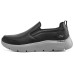 Skechers Go Walk Fle Fle Cushioning Lightweight Low-Top Casual Shoes Men's Black Gray 43