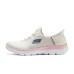 Skechers Hands Free Slip-Ins Anti-Slip Wear-Resistant Low-Top Casual Shoes Women's Pink White Розовый Белый, 37