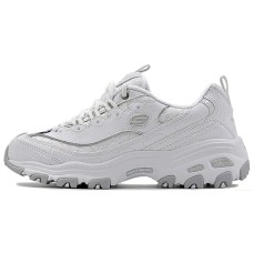 Skechers D'LITES White Women's White gray, 35