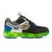 Skechers SKECH-AIR Bolt Cushioned Slip-Resistant Abrasion-Resistant Kids Lifestyle Shoes Black Green Teenagers 37