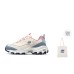 Skechers D'LITES 1.0 Anti-Slip Wear-Resistant Low-Top Casual Shoes Women's White Blue White blue, 36