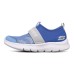Skechers Comfy Flex 2.0 Anti Slip Wear Resistant Low Top Kids' Running Shoes Blue Gray Teenagers 35