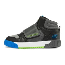 Skechers Adapters High Top Kids' Skateboarding Shoes Blue Black Teenagers 27.5