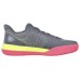 Skechers Viper Court Pro Anti Slip Wear Resistant Low Top Running Shoes Women's Gray Pink Yellow, 38