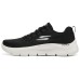 Skechers Go Walk Fle Cushioning Anti Slip And Wear Resistant Rebound Low Top Casual Shoes Women's Black White 37