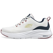 Skechers Vapor Foam Cushioning Anti-Slip And Wear-Resistant Low-Top Casual Shoes Men's White Blue And Gold White, Blue And Gold, 41