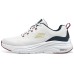 Skechers Vapor Foam Cushioning Anti-Slip And Wear-Resistant Low-Top Casual Shoes Men's White Blue And Gold White, Blue And Gold, 41