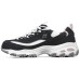 Skechers D'LITES Cushioning Anti-Slip And Wear-Resistant Low-Top Casual Running Shoes Women's Marine Blue 36