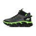 Skechers Cushioning, Slip Resistant, And Abrasion Resistant Sports Casual Shoes Black Green Teenagers 27.5