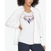 Толстовка Skechers GoWalk Ribbed Hoodless Белый, XS