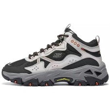 Skechers OUTDOOR MENS Breathable And Resilient Mid-Top Casual Shoes Men's Gray Black Серый черный, 41