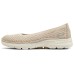 Skechers Go Walk 6 Cushioning Anti-Slip Wear-Resistant Breathability Low-Top Casual Shoes Women's Taupe 37.5