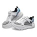 Skechers Abrasion Resistant Low Top Kids' Running Shoes White Blue Kids' White blue, 30