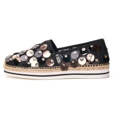 Joy&Mario Espadrilles Women's Black/Yellow Черный, 37