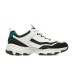 Skechers I Conik Anti Slip Wear Resistant Low Top Chunky Sneakers Men's White Black Черно-белый, 40