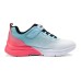 Skechers Cushioning Breathable Low-Top Kids' Running Shoes White Blue Pink Teenagers White Blue Pink, 36