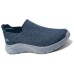 Skechers Cushioned Wear-Resistant Breathable Rebound Low-Top Casual Shoes Men's Blue Синий, 42.5