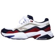 Skechers Kraz Wiley Low Top White/Blue/Red 45