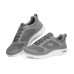 Skechers Go Walk Hyper Burst Cushioned Slip Resistant Abrasion Resistant Low Top Casual Shoes Men's Light Gray 41
