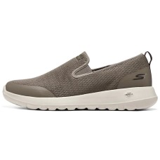 Skechers GO WALK Ma Cushioned Slip Resistant Low Top Casual Shoes Men's Brown 39.5