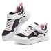 Skechers Girls Slip Resistant Breathable Kids Lifestyle Shoes Black White Pink Kids' Black White Pink, 27.5
