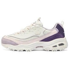 Skechers D'Lites 1.0 Shoes 'White Purple Pink' Women's Белый Фиолетовый, 38