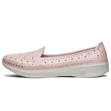 Skechers H2 Go Low Top Slip on Shoes Pink/Red Women's 41