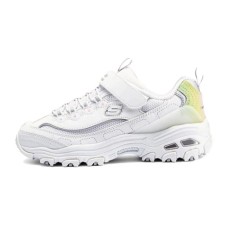 Skechers Cushioned Wear-Resistant Breathable Kids Lifestyle Shoes White Teenagers Разноцветный, 27.5