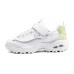 Skechers Cushioned Wear-Resistant Breathable Kids Lifestyle Shoes White Teenagers Разноцветный, 27.5