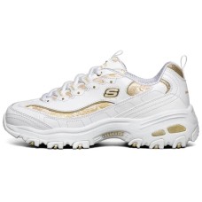 Skechers D Lites 1.0 White/Gold Women's 35