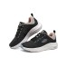 Skechers Vapor Foam Cloud Trace Cushioning Breathable Mid-Top Casual Shoes Women's Black White Черно-белый, 38.5