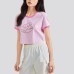 Skechers T Shirt Women's Light Pink Red Light Pink/03JG, L