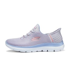 Skechers Slip Ins Slip-Ins Technology Anti-Slip Wear-Resistant Low-Top Casual Shoes Women's Purple Фиолетовый, 35.5