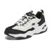 Skechers DLITES Cushioned Slip-Resistant Low-Top Chunky Sneakers Men's White Black 41