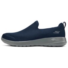 Skechers Cushioned Slip-Resistant Low-Top Casual Shoes Men's Navy Синий, 42.5