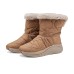 Skechers Slip Ins Warm And Wear-Resistant Crew Snow Boots Women's Brown Коричневый, 35