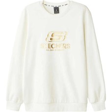 Skechers Sweatshirt Unisex Marshmallow White Marshmallow White-0074, XL