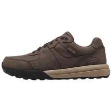 Skechers SKECHERS MENS USA Anti-Slip Wear-Resistant Low-Top Casual Shoes Men's Dark Brown Коричневый, 42